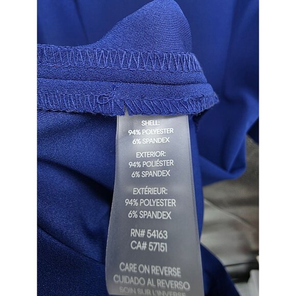 Calvin Klein Womens Royal Blue Bell Sleeve Dress Size 12 - Picture 9 of 13
